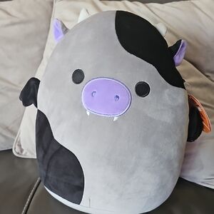 Squishmallows Bridgette The Cow-Bat 12" New